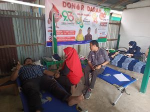 Donor Darah Meriahkan Milad ‘Aisyiyah, Nasyiatul ‘Aisyiyah, dan Pemuda Muhammadiyah di Lebong