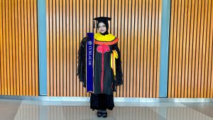 Uniknya Wisuda UMS, Lulusan Ilkom Kenakan Jubah Akatsuki 