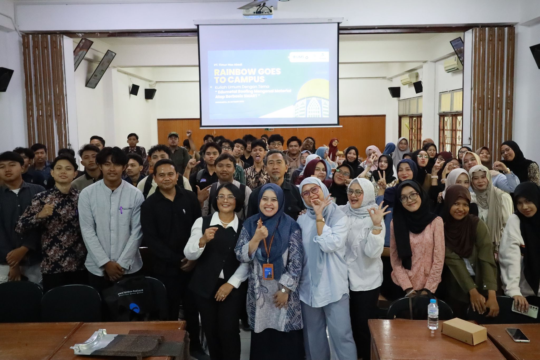 Kolaborasi FT UMS dengan Industri, Dorong Edukasi Material Bangunan Ramah Lingkungan