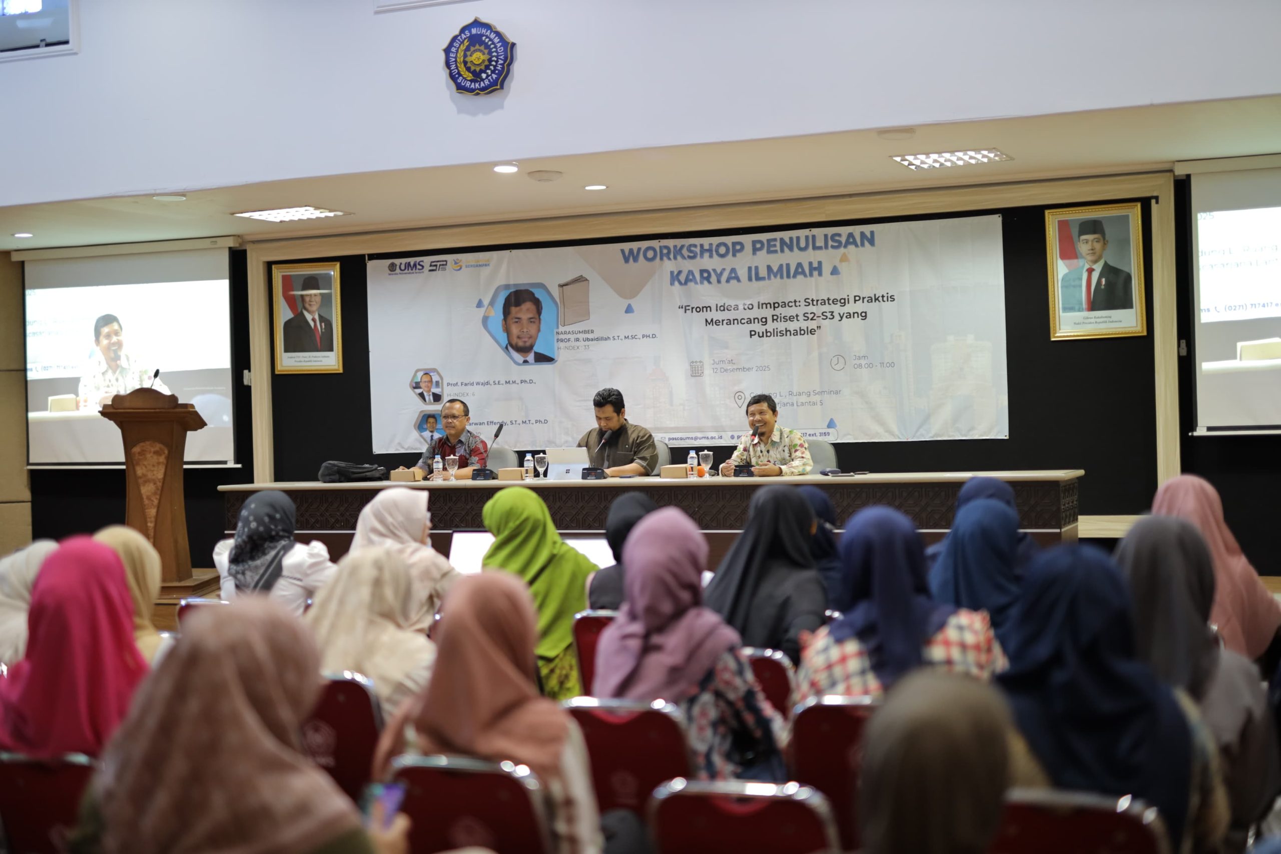 UMS Gelar Workshop Strategi Menulis Riset dan Publikasi Jurnal Internasional Bereputasi