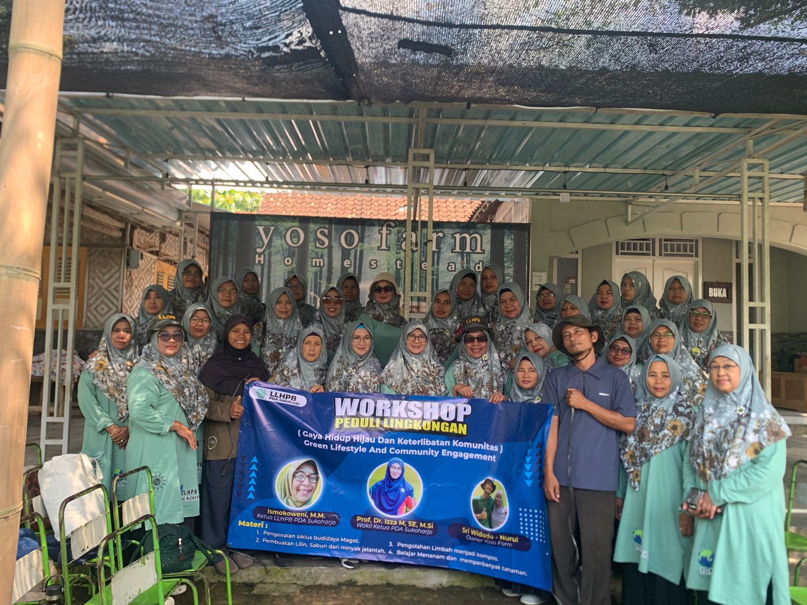 Workshop Peduli Lingkungan PDA Aisyiyah Sukoharjo Dorong Gaya Hidup Hijau, Ekonomi Sirkular, dan Kemandirian Pangan Berbasis Komunitas