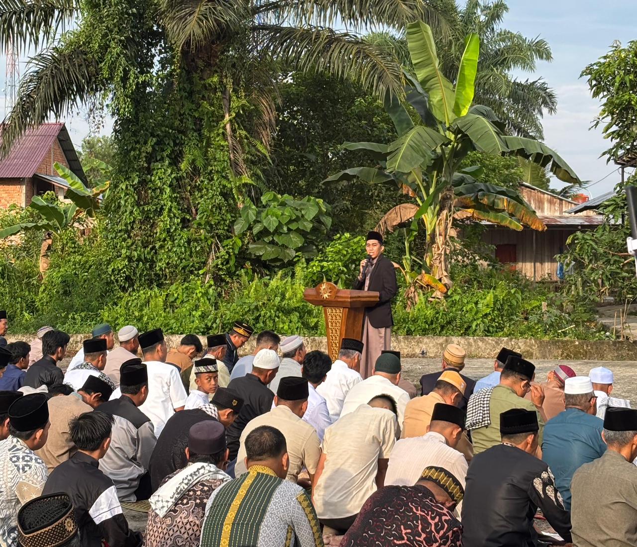 PRM Babulu Darat Gelar Salat Id, Khutbah Soroti Makna Takbir dan Perubahan Diri