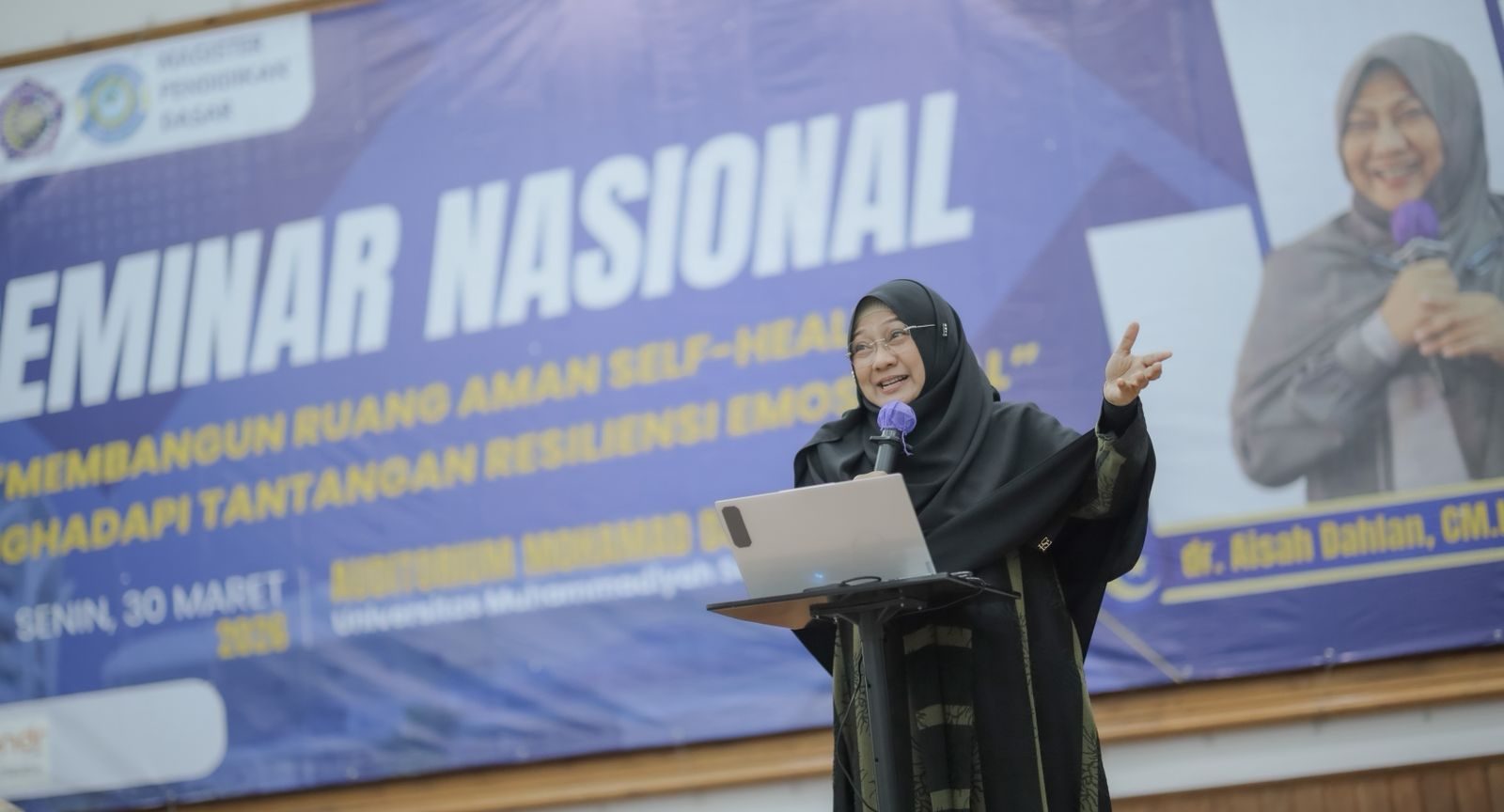 Bangun Resiliensi Emosi, Magister Dikdas UMS Hadirkan Aisah Dahlan
