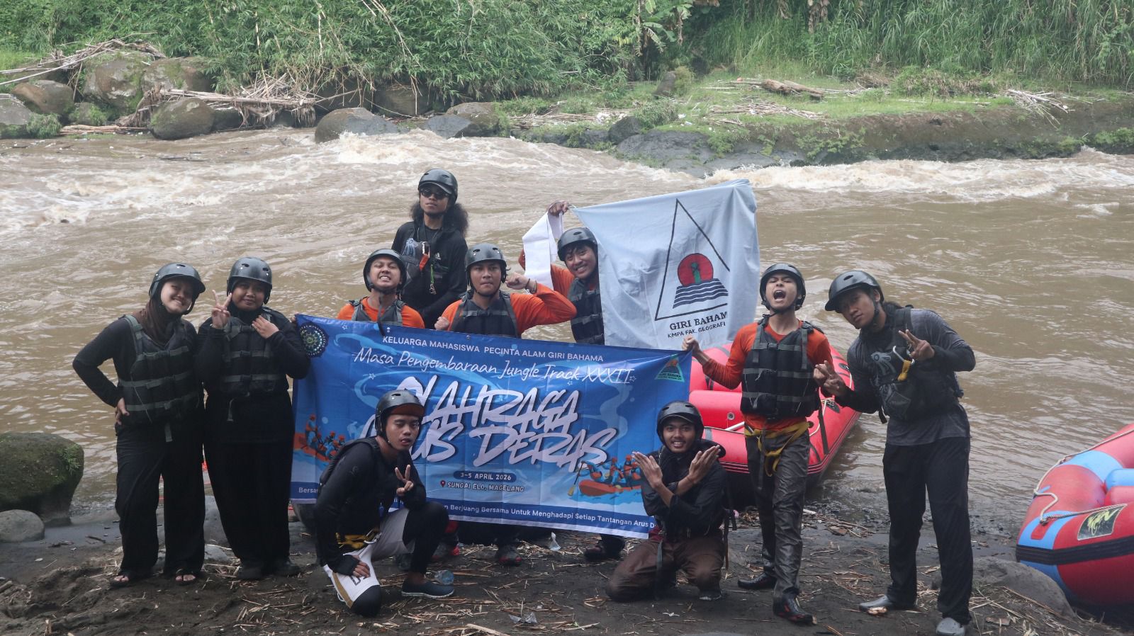 Masa Pengembaraan KMPA Giri Bahama UMS Integrasikan Olahraga Arus Deras dengan Ilmu Geografi
