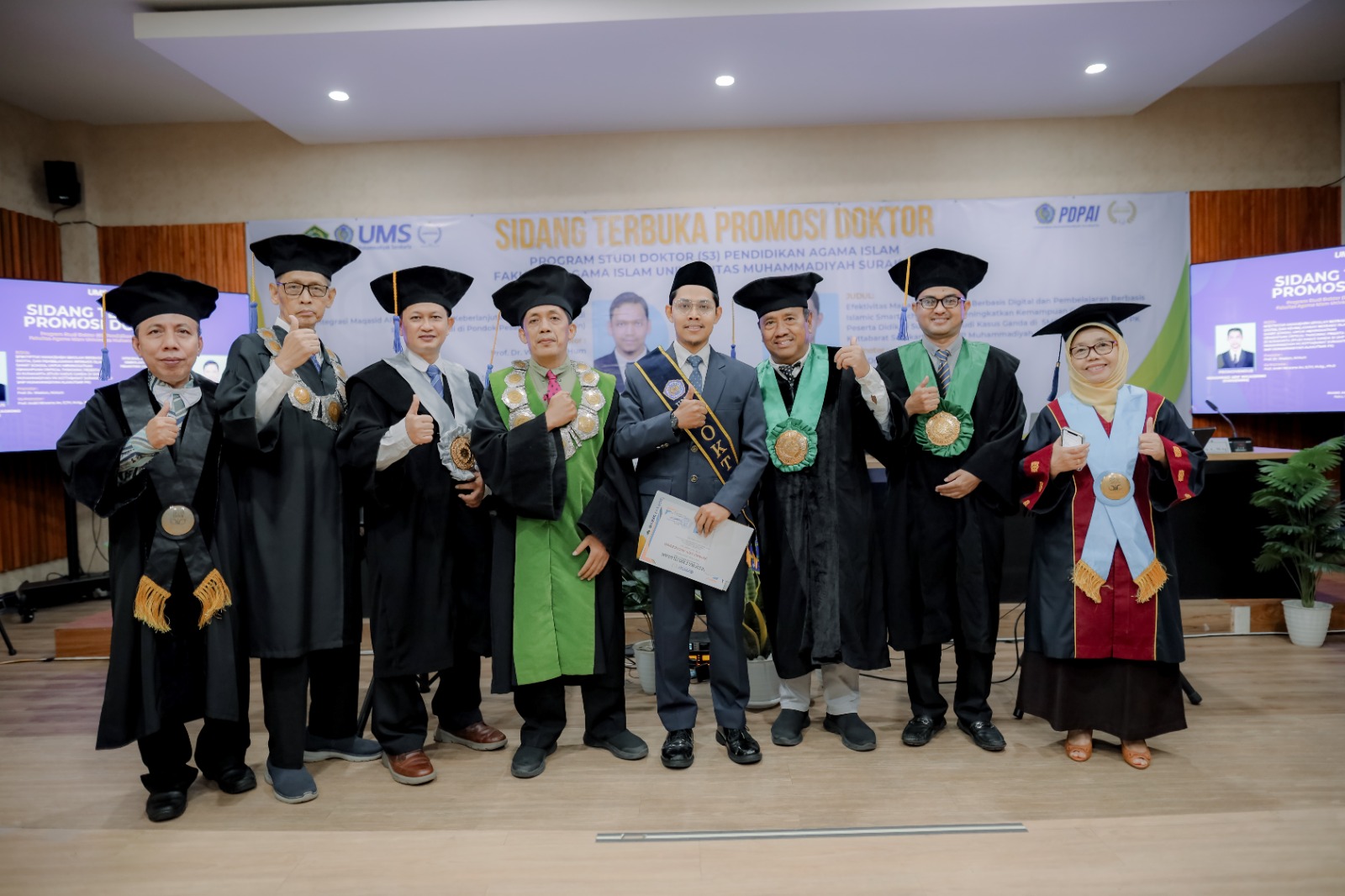 Program Doktor PAI UMS Kukuhkan Lulusan Baru
