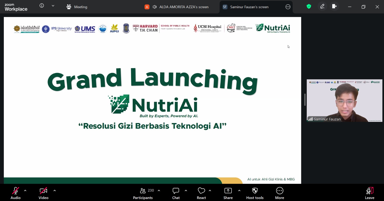 NutriAI Pro Resmi Diluncurkan, Alumni UMS Hadirkan Platform AI untuk Transformasi Layanan Gizi