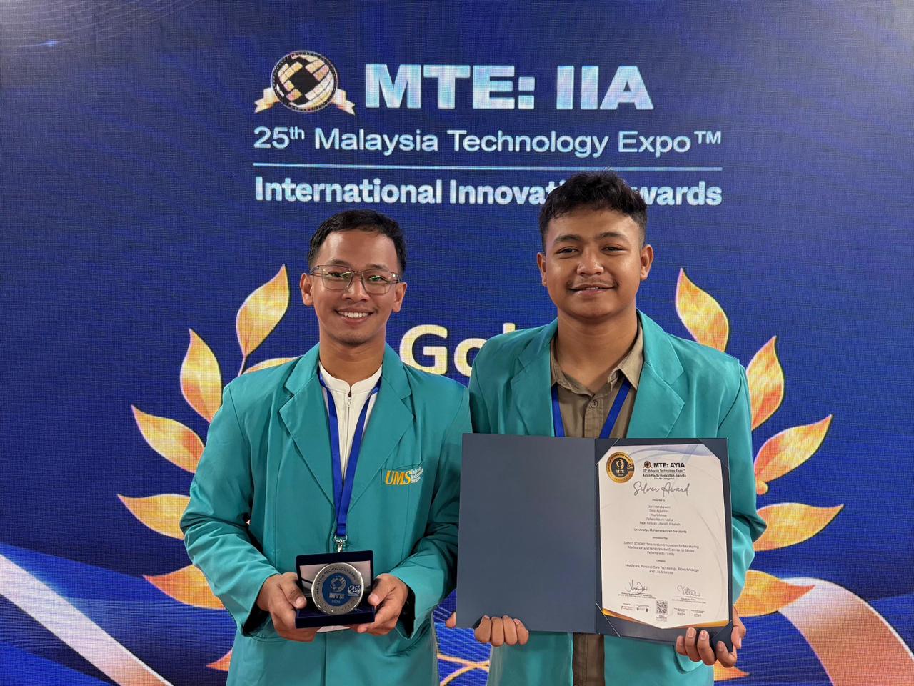 Atasi Minimnya Monitoring Pascastroke, Mahasiswa UMS Sabet Silver Award di MTE 2026