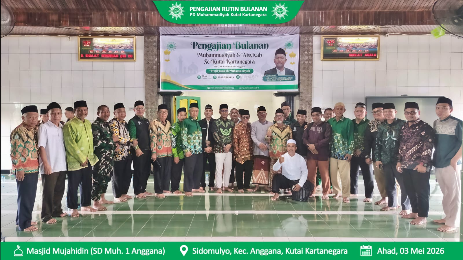 Ustadz Arifin Suparman Kupas Profil Ideal Pimpinan Muhammadiyah di Hadapan Kader Kukar