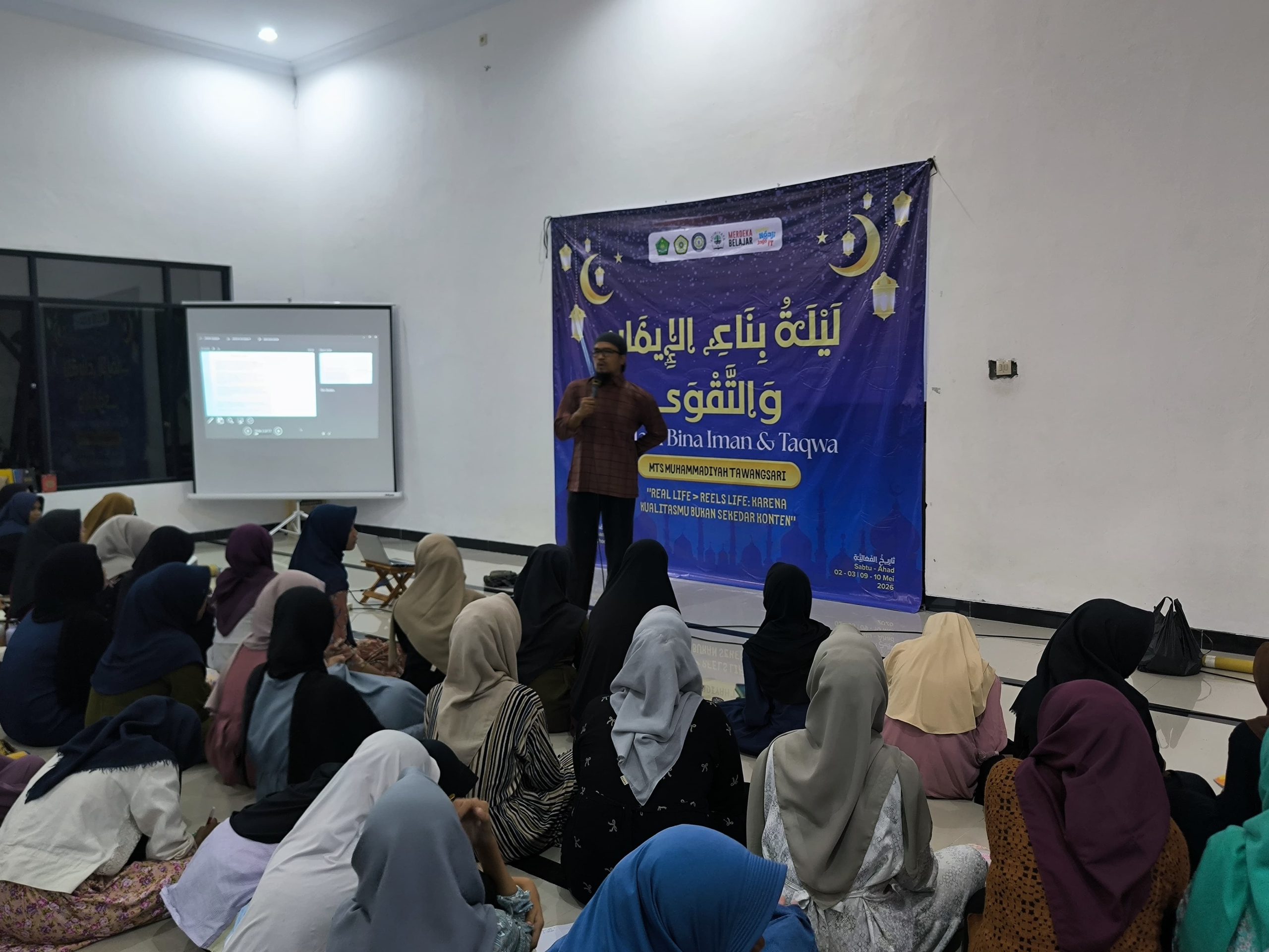 Bukit Kemasan Jadi Ruang Pembinaan Santri, MTs Muhammadiyah Tawangsari Tekankan Spiritualitas dan Jati Diri