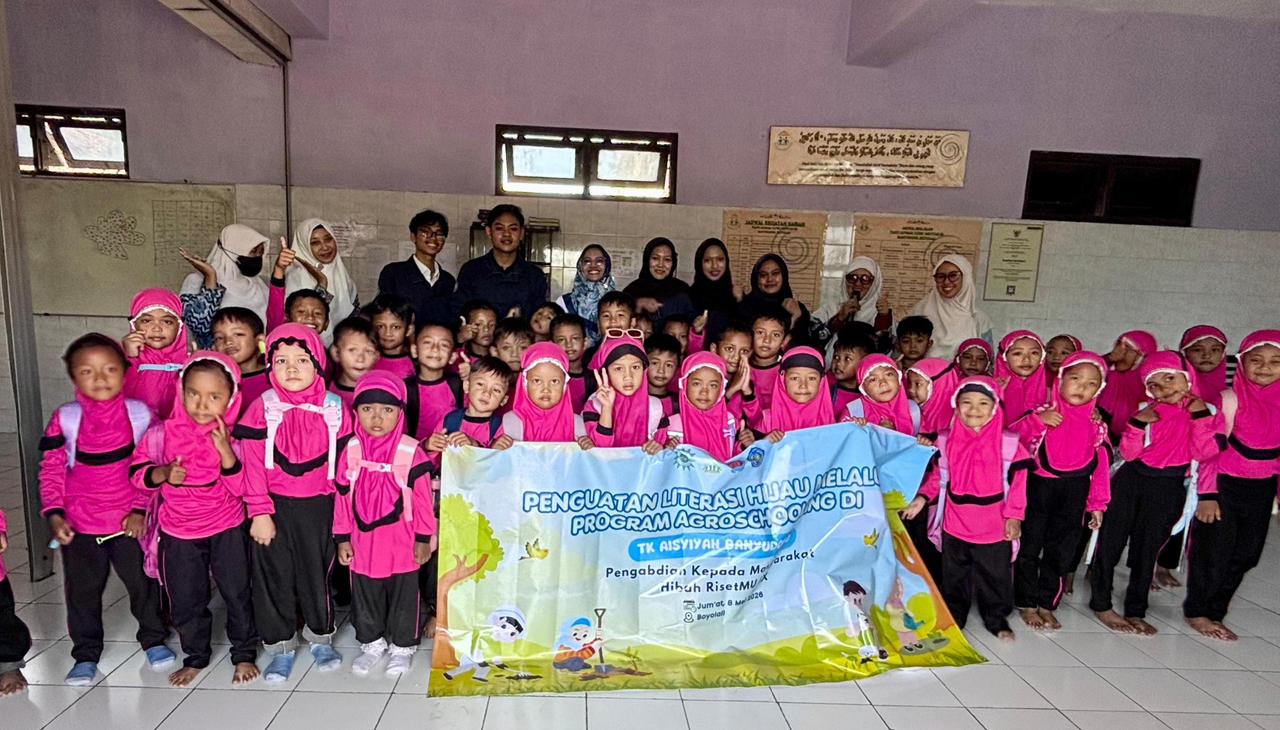 Tim RisetMu UMS Edukasi Ketahanan Pangan bagi ‘Petani Cilik’ melalui AgroSchooling