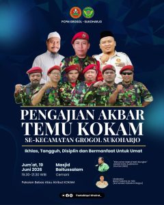 KOKAM Grogol Gelar Pengajian Akbar dan Temu KOKAM Se-Kecamatan Grogol