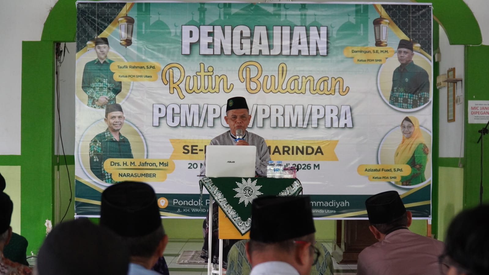 Ratusan Warga Muhammadiyah Hadiri Pengajian Antar Cabang dan Ranting PDM Samarinda di PCM Samarinda Utara