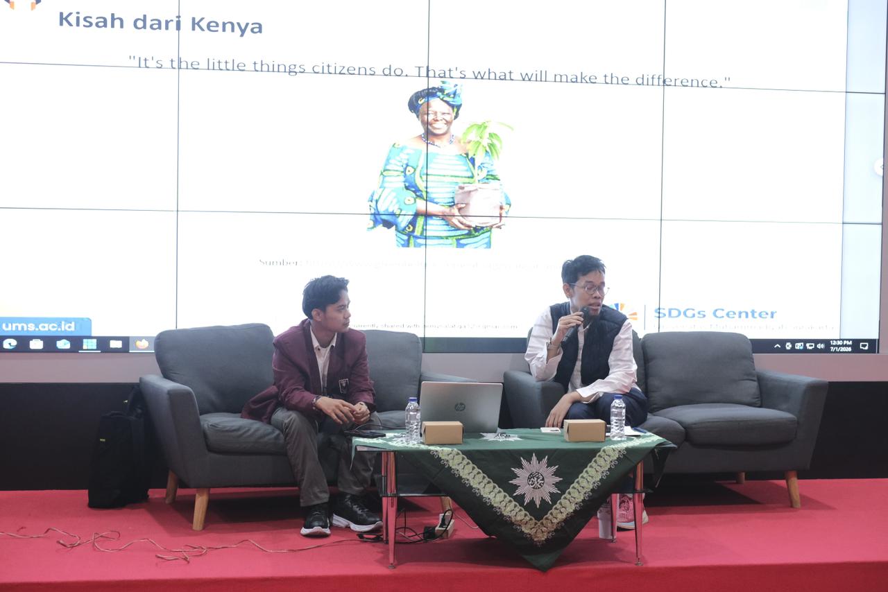 Koordinator SDGs Center UMS Dorong Kader IMM Jadi Pemimpin Transformasi Ekologis