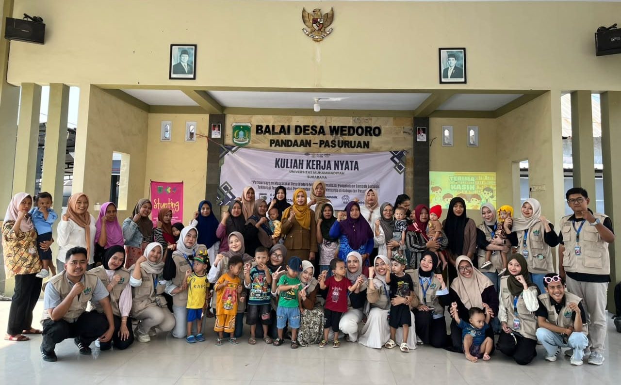 Mahasiswa KKN UMSURA Kelompok 24 Gelar Edukasi Pencegahan Stunting Bersama Posyandu Desa Wedoro