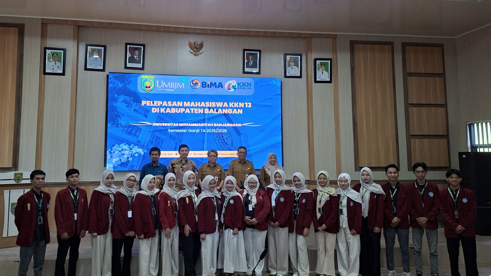 UM Banjarmasin Lepas 19 Mahasiswa KKN di Balangan, Fokus Perkuat BUMDes hingga Digitalisasi Desa Wisata
