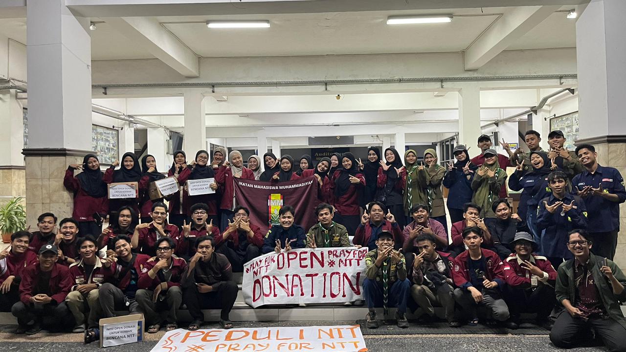 IMM Sukoharjo-HW UMS Kolaborasi Galang Dana untuk Masyarakat Terdampak Bencana NTT