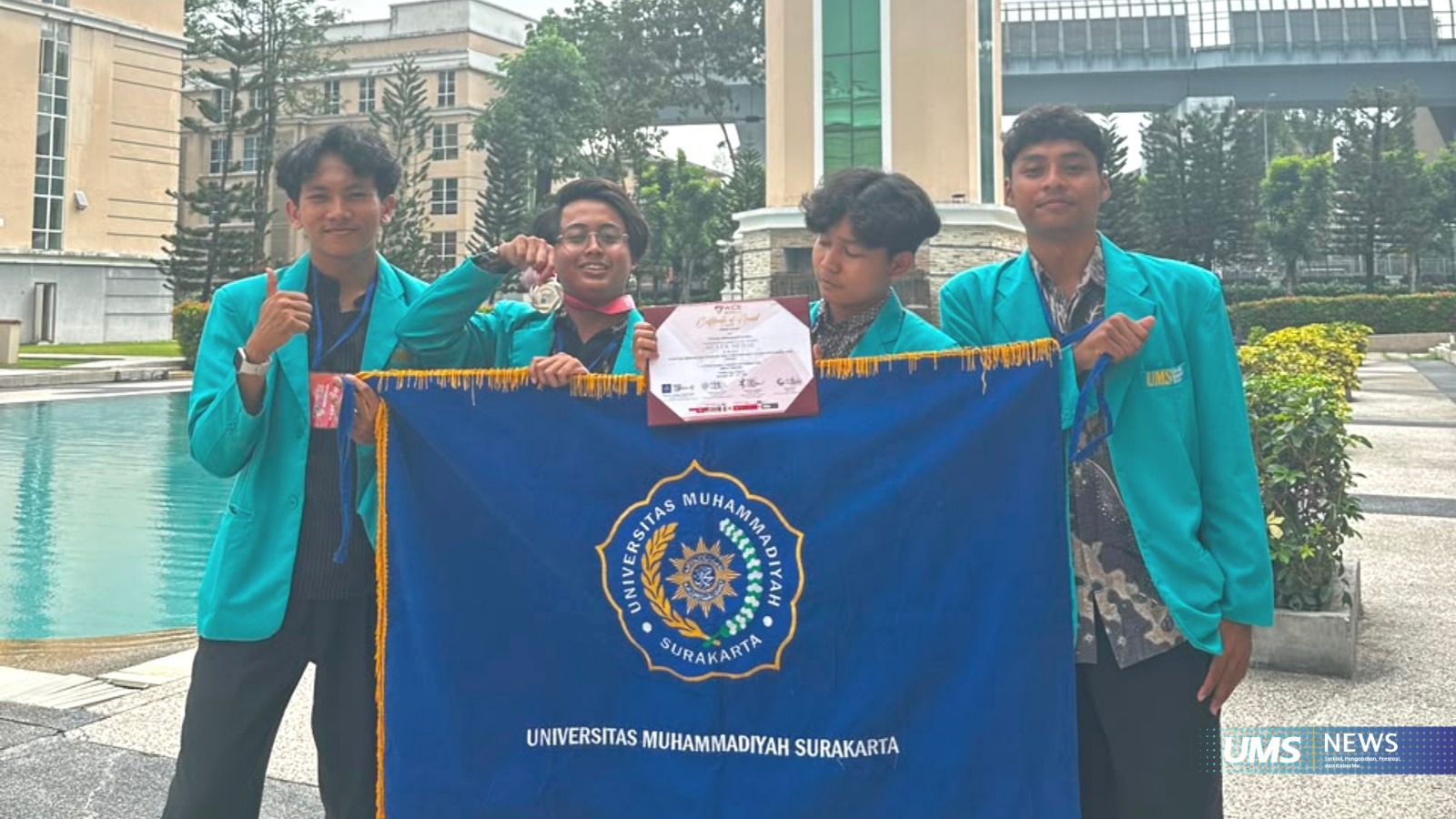 Mahasiswa UMS Raih Silver Medal WICE 2026 Lewat Inovasi Green Accounting Berbasis IoT dan Blockchain
