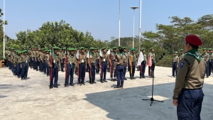 Ponpes Asy-Syifa’ Blimbingrejo Jepara Berangkatkan Peserta Mukkhoyyam Qobilah Umar Hasyim, Bekali Santri dengan Semangat, Kedisiplinan, dan Kekompakan