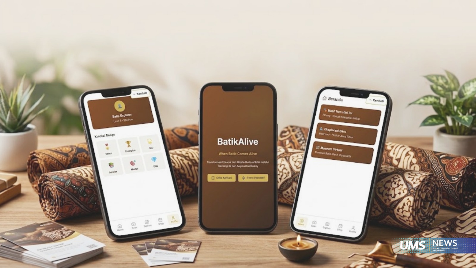 BATIKALIVE, Inovasi Mahasiswa UMS Raih Tiga Penghargaan Nasional
