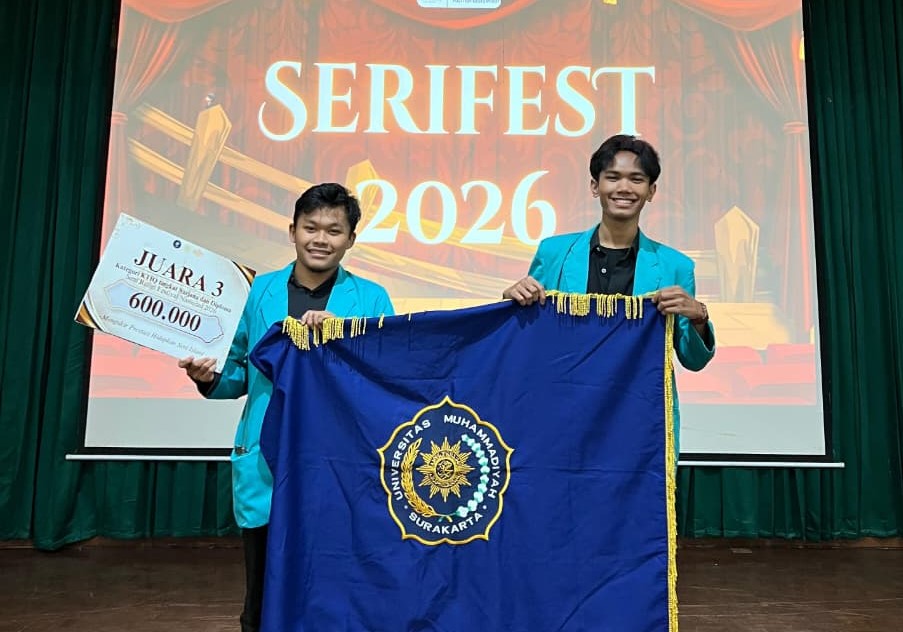 Gagas Tata Kelola Berbasis Teknologi Modern, Mahasiswa UMS Raih Juara 3 Lomba KTIQ Nasional di IPB